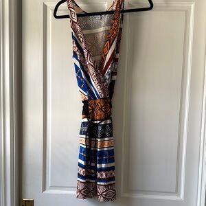 DVF - Diane von Furstenberg 100% Silk Wrap Dress - Sz 10 (can fit other sizes)